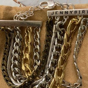 NWT Jenny Bird Austin Cuff with mix of metals